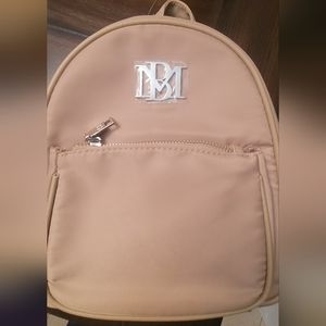 Badgley Mischka nude mini backpack nwt